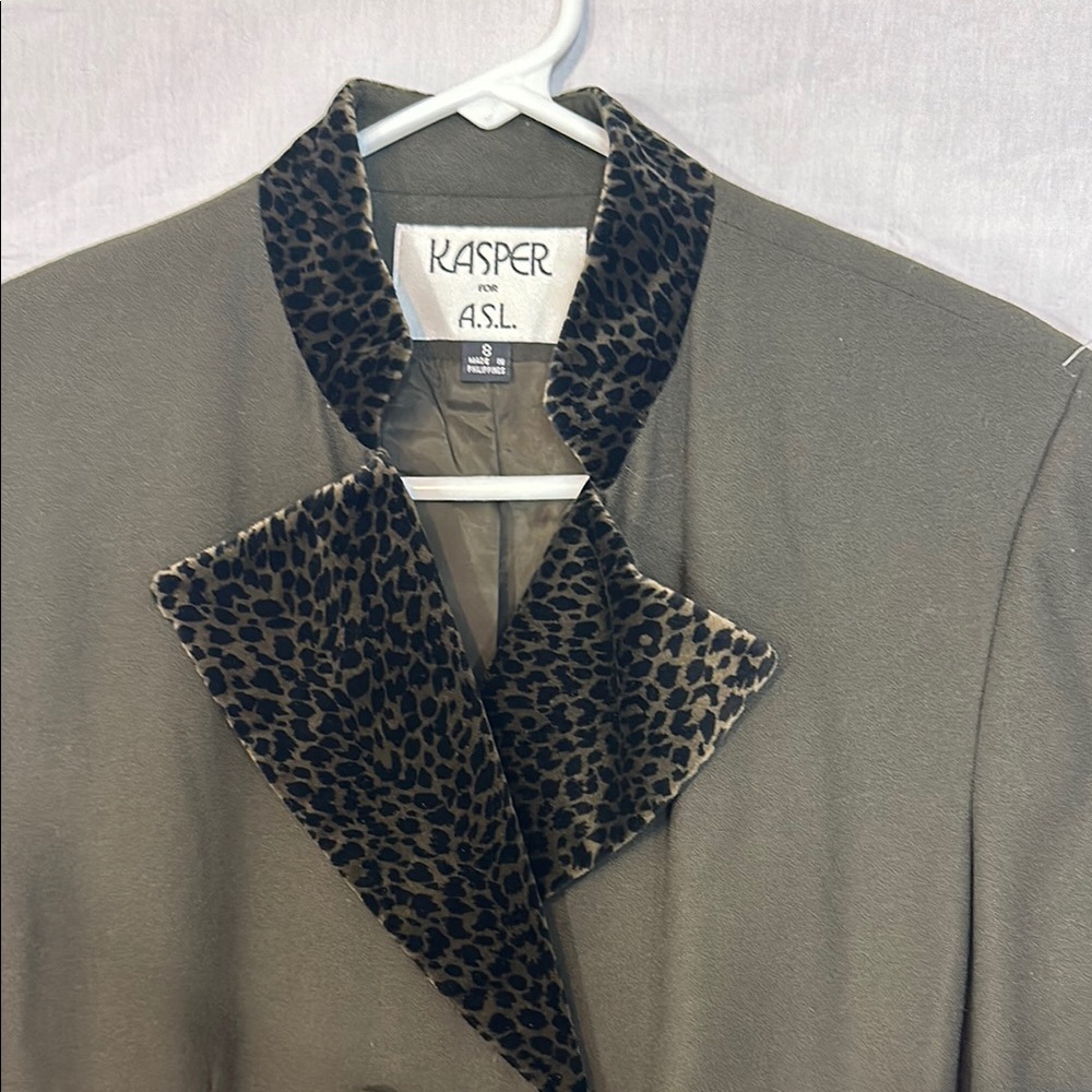 Kasper Black Double-Breasted Jacket - image 5